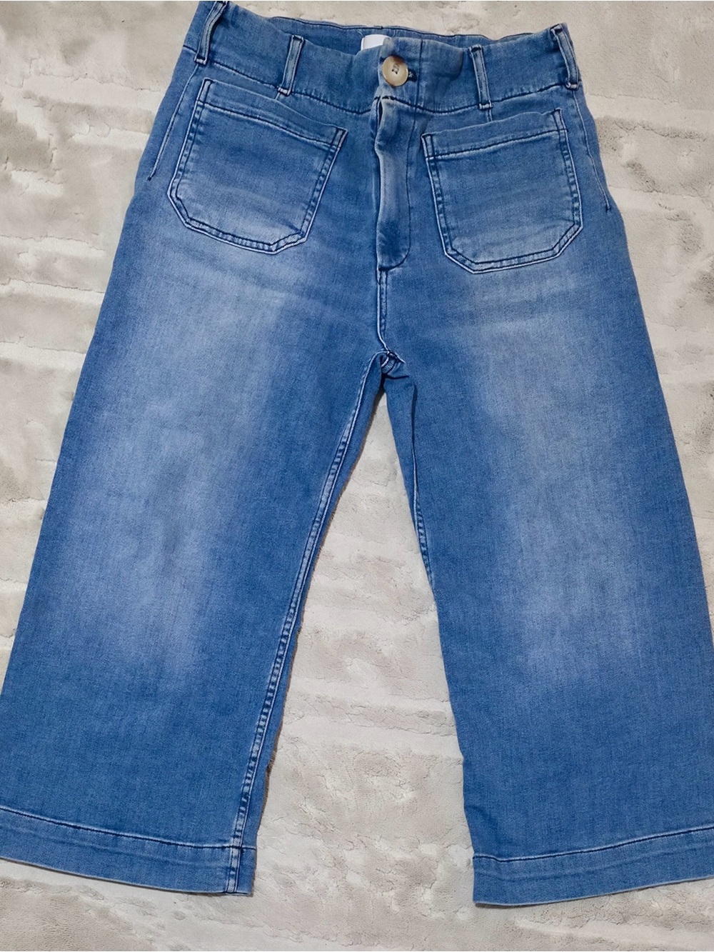 Anthropology Maeve Colette Wide-Leg Crop Jeans size 28